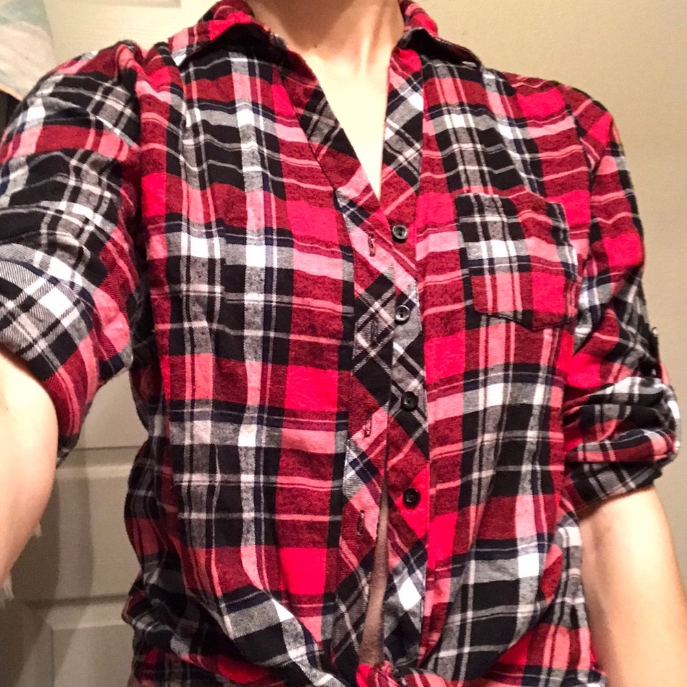 Plaid shirt!